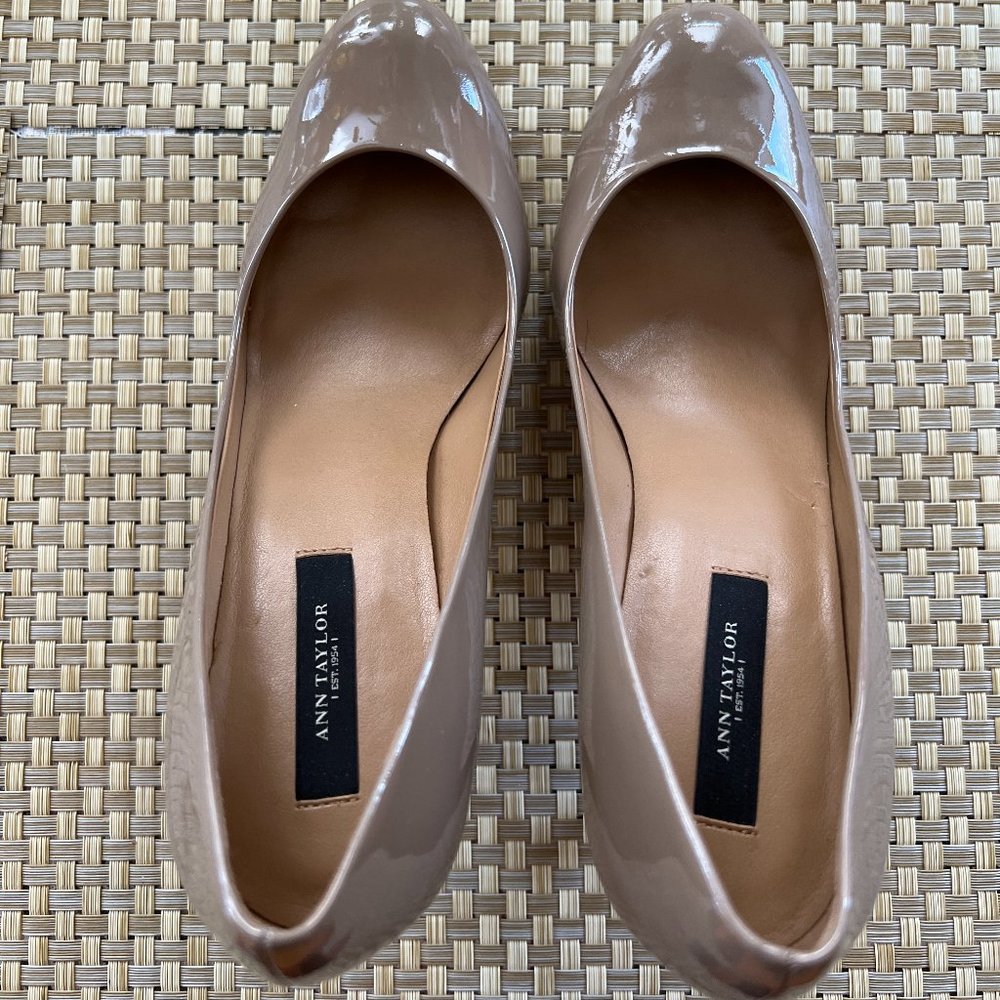 Almond Toe Patent Leather Pump